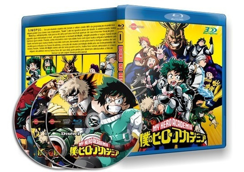 Boku No Hero Academia - Temporadas 1,2,3 E 4 + Filme Blu-ray